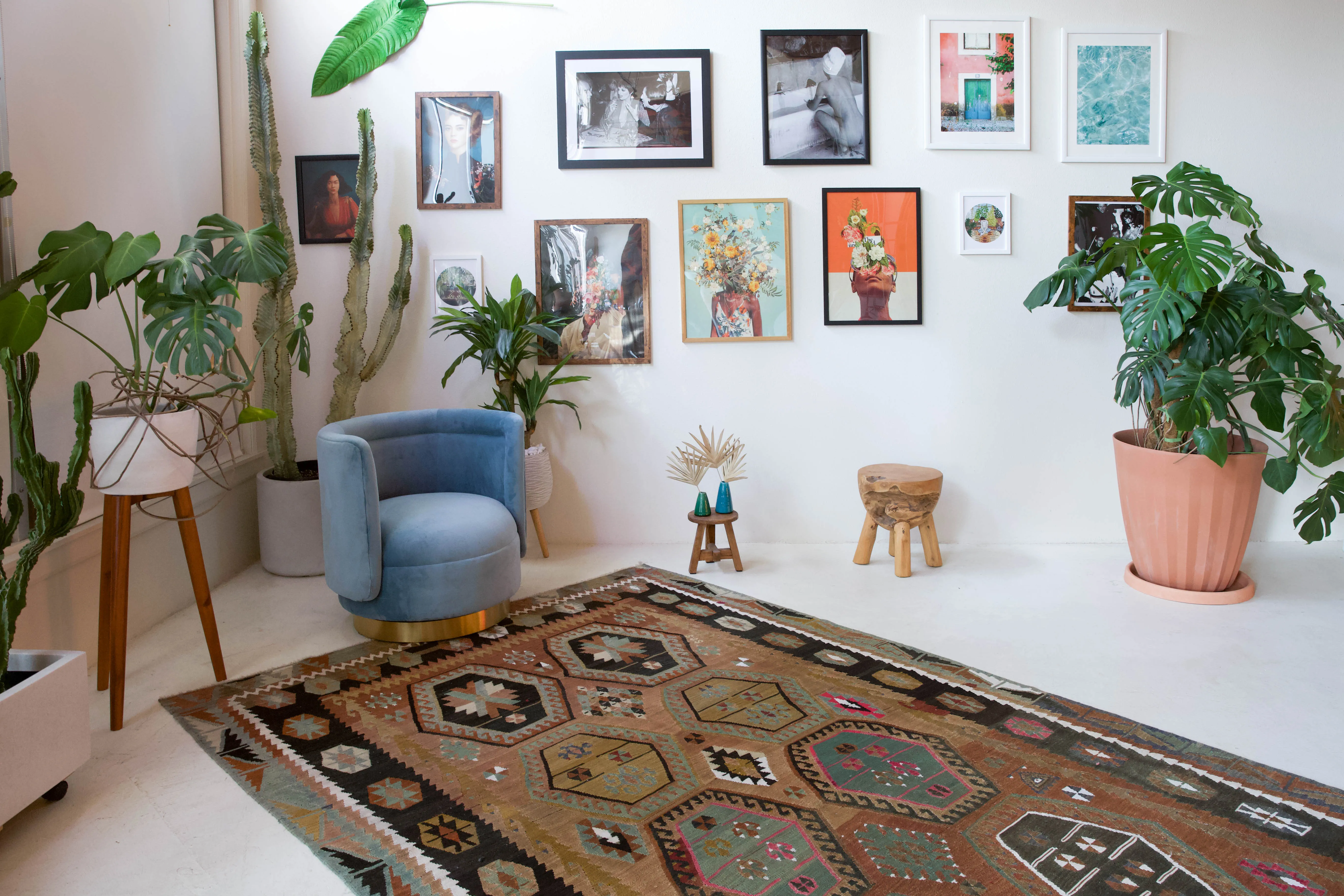 Vintage Sivas Sarkisla Kilim Rug 6'5"x13'8"