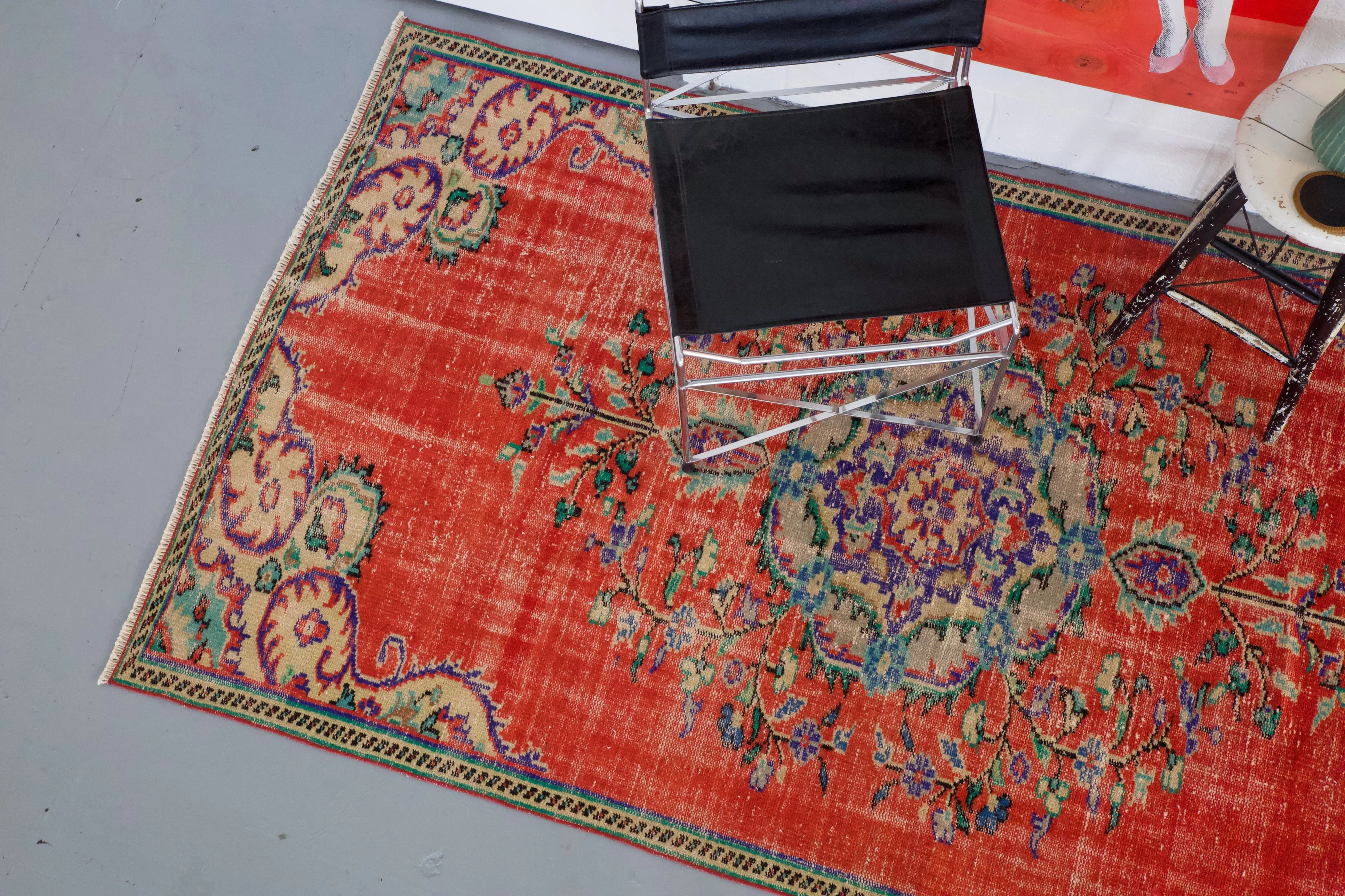 Vintage Turkish Demirci Rug
