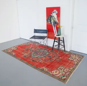Vintage Turkish Demirci Rug