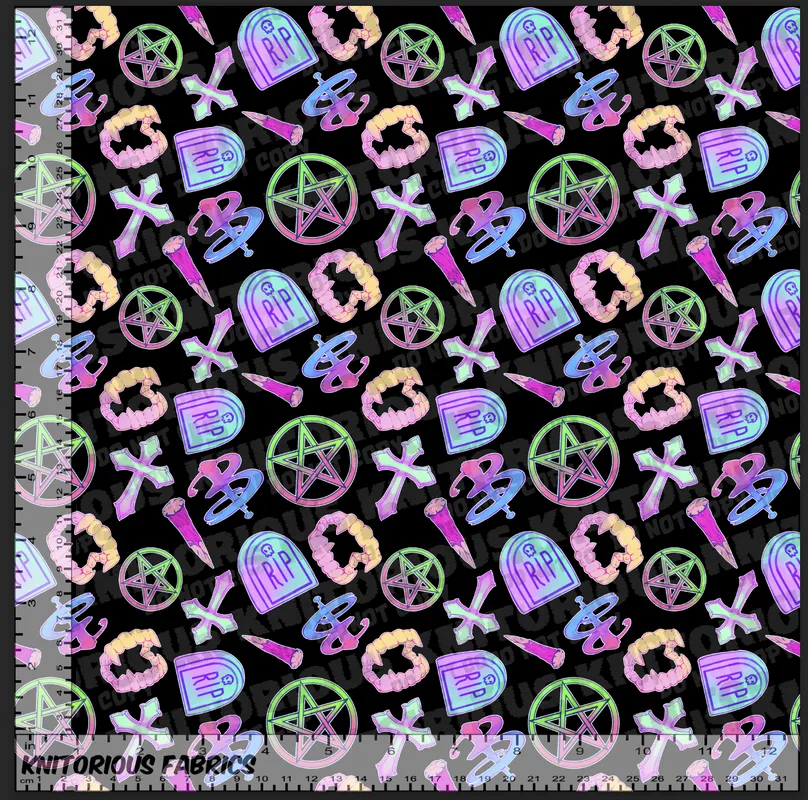 *VINYL Pre-Order* Tarot Vamp Coord - Glow in the Dark