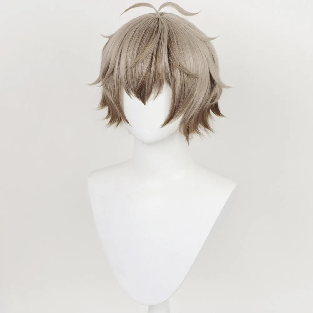 Vtuber Alban Knox Cosplay Wig Heat Resistant Synthetic Hair Carnival Halloween Party Props