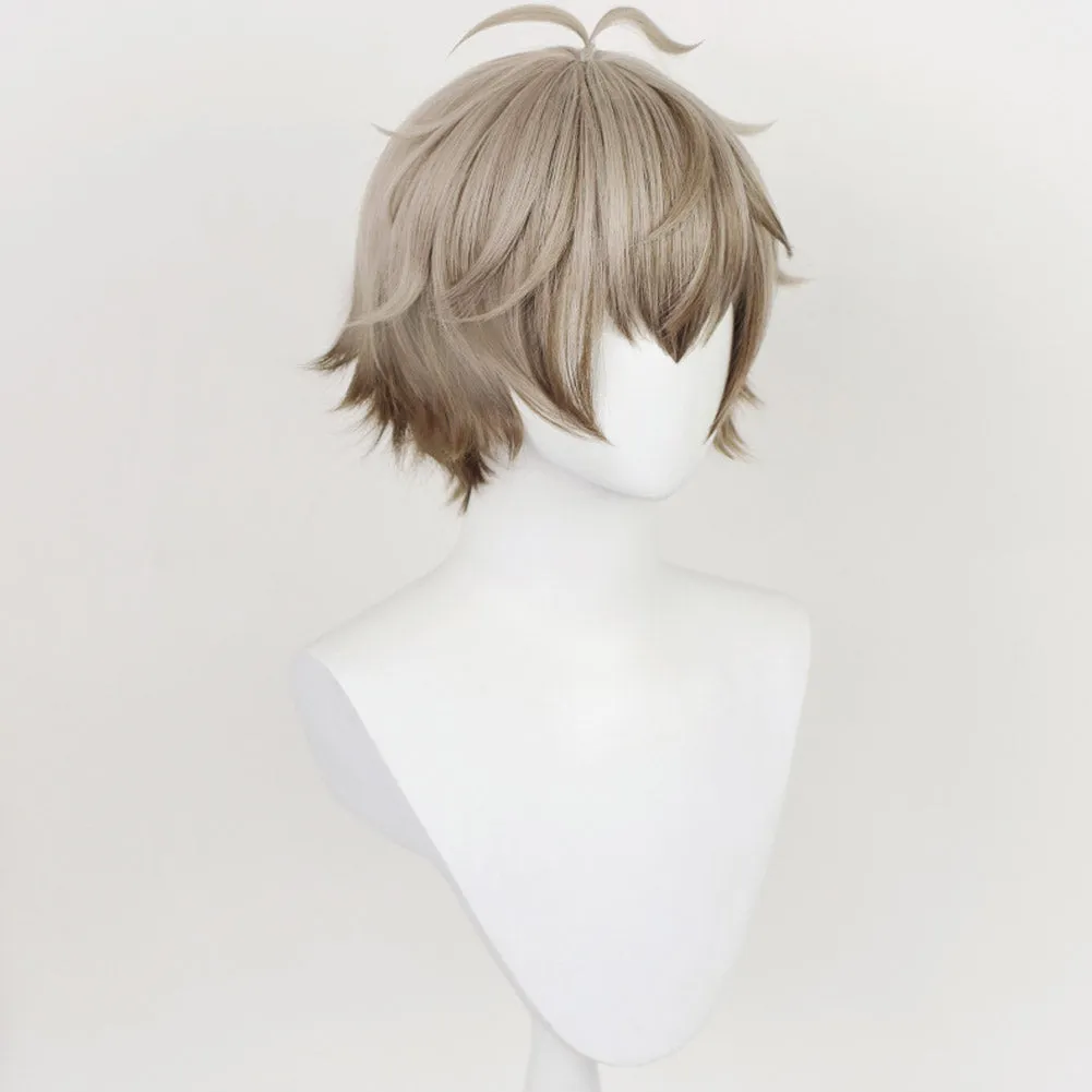 Vtuber Alban Knox Cosplay Wig Heat Resistant Synthetic Hair Carnival Halloween Party Props