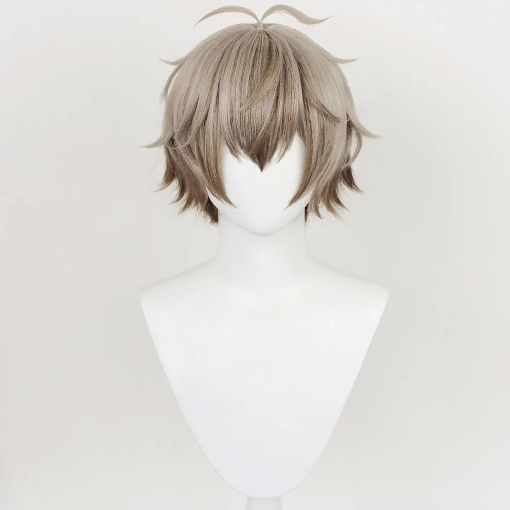 Vtuber Alban Knox Cosplay Wig Heat Resistant Synthetic Hair Carnival Halloween Party Props