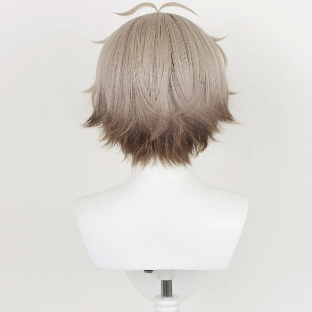 Vtuber Alban Knox Cosplay Wig Heat Resistant Synthetic Hair Carnival Halloween Party Props