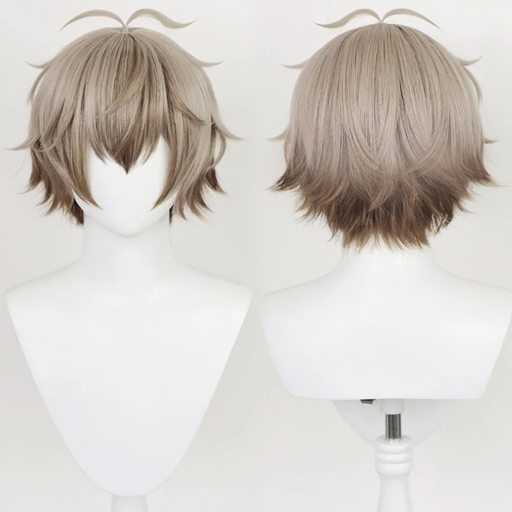 Vtuber Alban Knox Cosplay Wig Heat Resistant Synthetic Hair Carnival Halloween Party Props