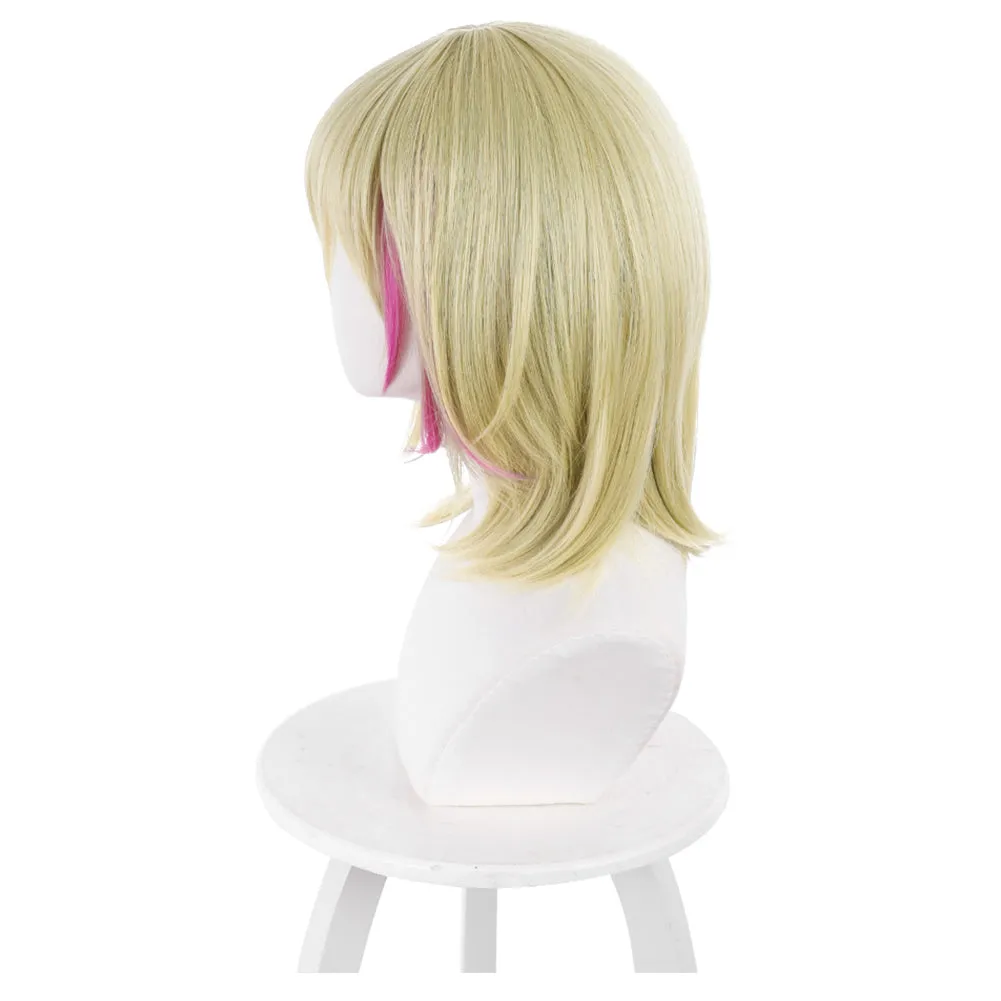 Wonder Egg Priority Carnival Halloween Party Props Kawai Rika Cosplay Wig Heat Resistant Synthetic Hair