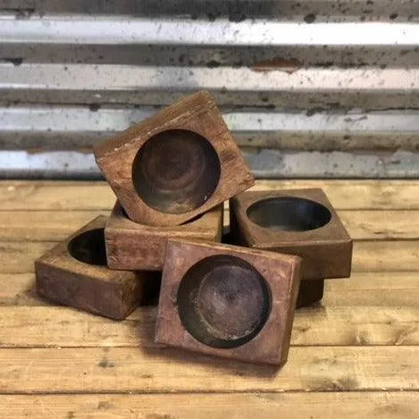 Wooden Cheese Mold - One Hole