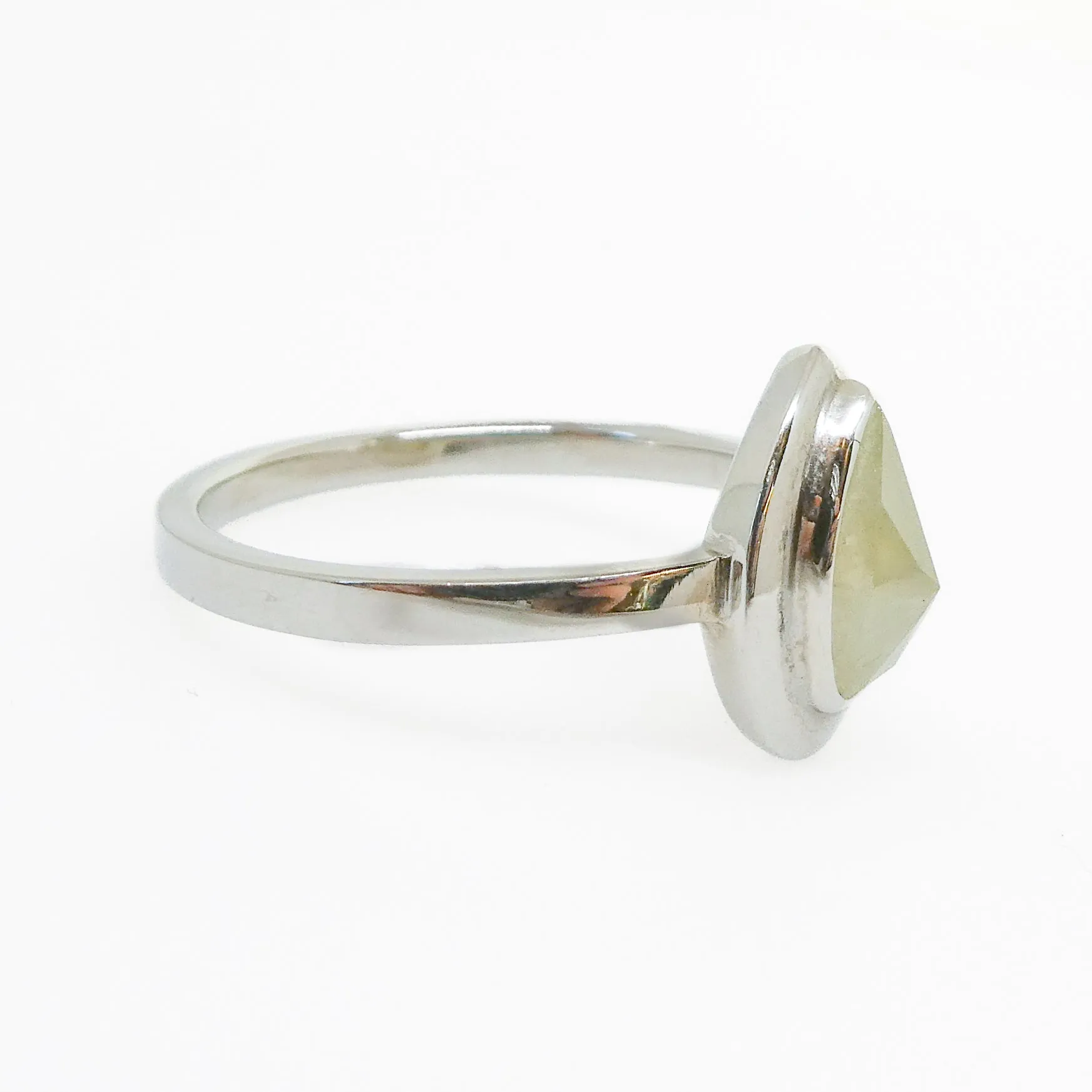 Yellow Diamond Rose Cut Ring