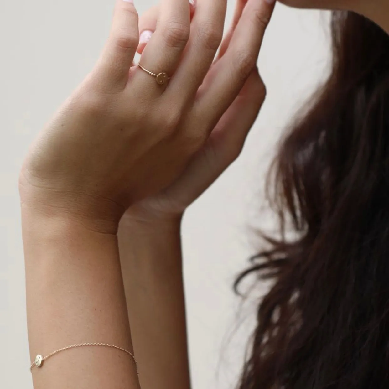 Yin Yang Chain Bracelet - Solid 14kt