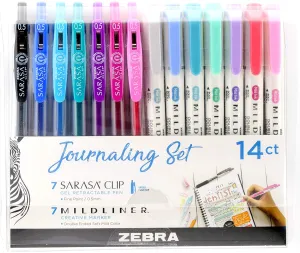Zebra Journaling Pen Set
